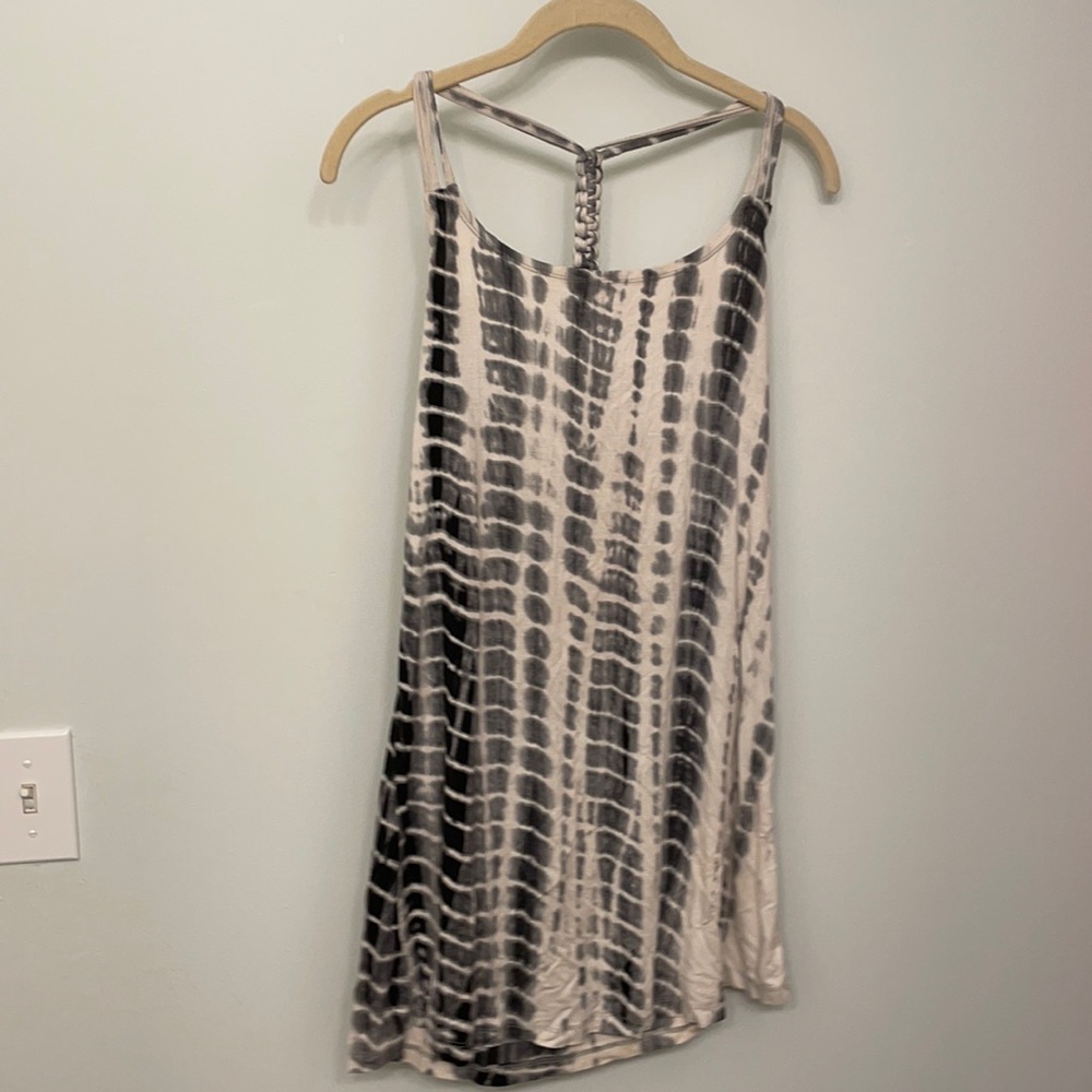 Tye Dye dress with braided back